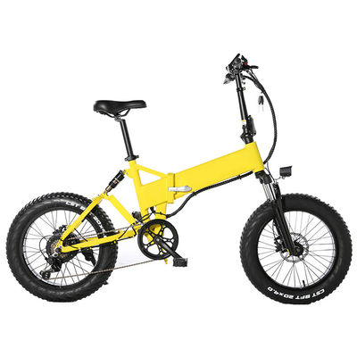 7speed Fat Tyre จักรยานพับไฟฟ้า 20 นิ้ว OEM Available