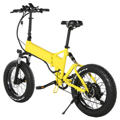 7speed Fat Tyre จักรยานพับไฟฟ้า 20 นิ้ว OEM Available