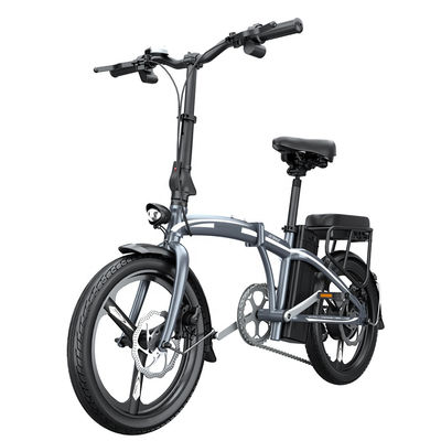 20 นิ้วจักรยานไฟฟ้าโครงเหล็กส้อม 48V 250W Shimano 7 ความเร็วพับ E จักรยานไฟฟ้าจักรยาน