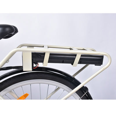 จักรยานไฟฟ้าสตรีน้ำหนักเบา 0.5KW ก้าวของผู้หญิง ODM ผ่านจักรยานไฟฟ้า