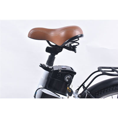 จักรยานไฟฟ้าสำหรับสุภาพสตรีน้ำหนักเบา 6 สปีด, จักรยานไฟฟ้าสำหรับผู้หญิง 25 กม. / ชม. พร้อมตะกร้า