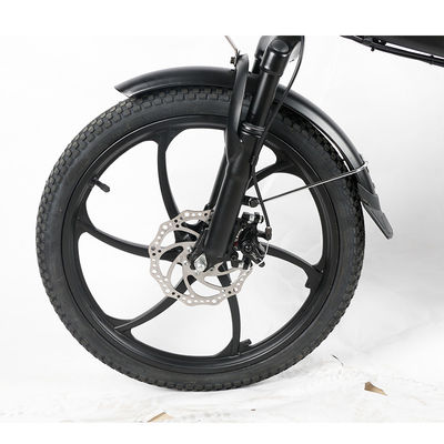 จักรยานพับไฟฟ้าน้ำหนักเบา 20x1.95 ความเร็วสูงสุด 50 กม. / ชม. พร้อมโซ่ KMC