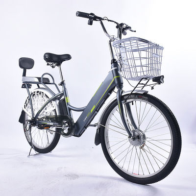 24In จักรยานไฟฟ้าน้ำหนักเบา IP54 กันน้ำพร้อมผนังคู่ Alu Rim