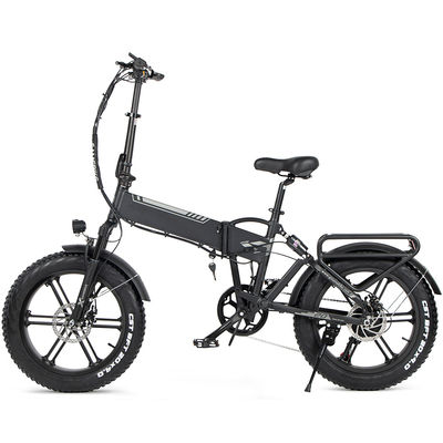 Shimano Fat Tyre จักรยานพับไฟฟ้า 22mph ความเร็วสูงสุด 14.5A