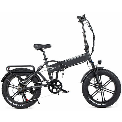 จักรยานไฟฟ้าพับไขมัน 750 วัตต์, 30kmh พับ E Bike 5grade System