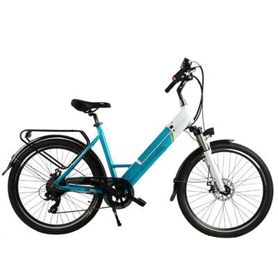 จักรยานไฟฟ้าน้ำหนักเบา 35KMH สำหรับสุภาพสตรี Multipattern Vibrationproof