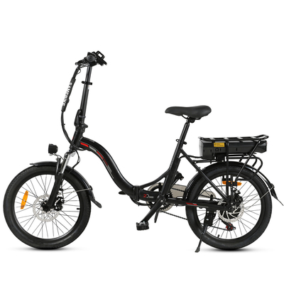จักรยานไฟฟ้าสตรีน้ำหนักเบา 30Km / h 20 นิ้ว 350W พับ E Bike